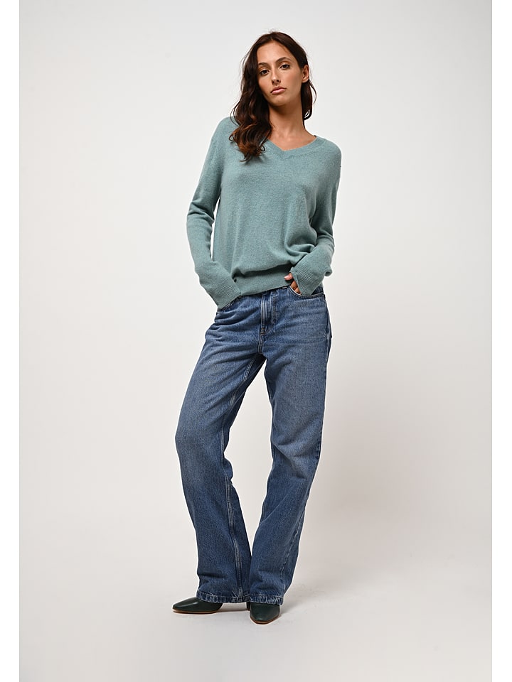 AUTHENTIC CASHMERE Kaszmirowy sweter "Gardoria" w kolorze miętowym rozmiar: S