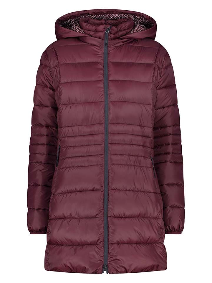 CMP Płaszcz pikowany w kolorze bordowym rozmiar: 42