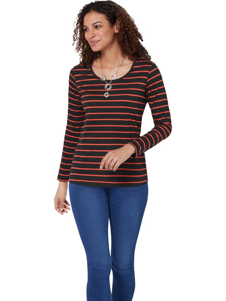 WITT WEIDEN Koszulka w kolorze czarno-czerwonym rozmiar: 52