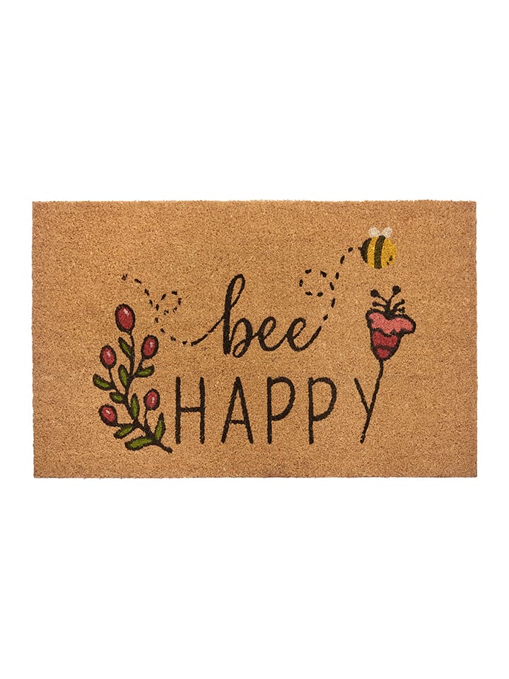 Hanse Home Wycieraczka w kolorze jasnobrązowym z włókna kokosowego rozmiar: 45x75 cm