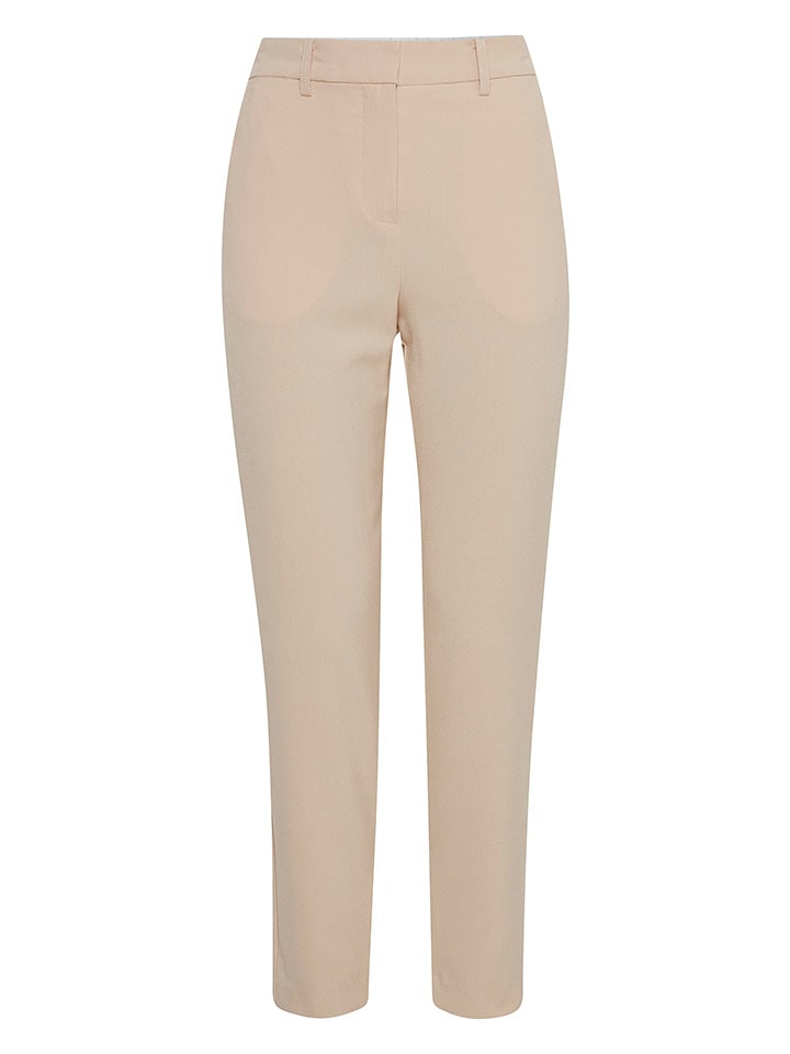 b.young Spodnie w kolorze beżowym rozmiar: 42