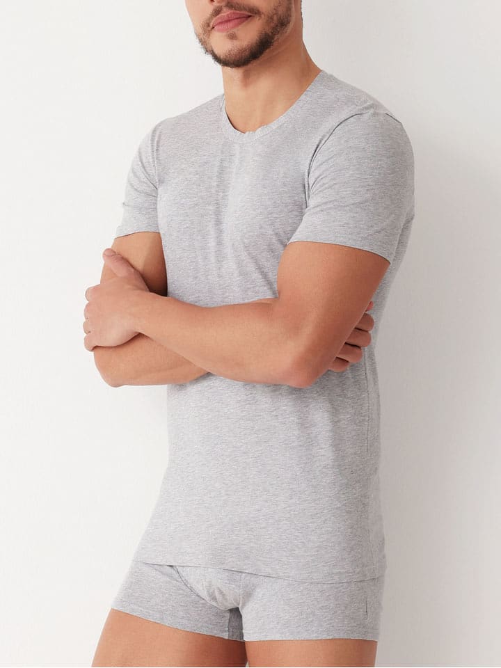 COTONELLA Koszulka w kolorze szarym rozmiar: XXL