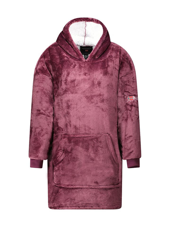 Geographical Norway Bluza polarowa "Uddy" w kolorze bordowym rozmiar: M