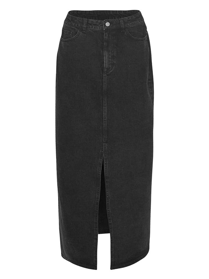 MOSS COPENHAGEN Spódnica dżinsowa "Zebina Ada" w kolorze czarnym rozmiar: XS