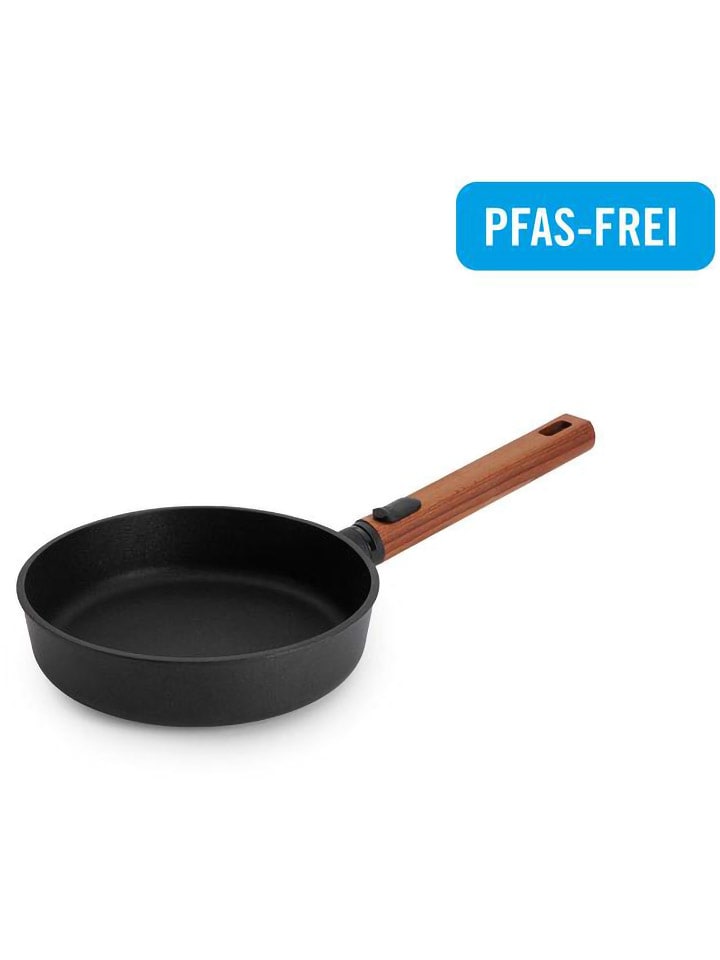 Woll Patelnia w kolorze czarno-brązowym - wys. 5 x Ø 20 cm rozmiar: onesize