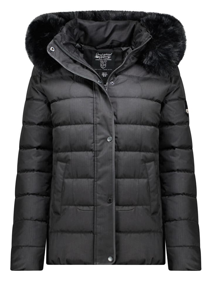 Geographical Norway Kurtka pikowana "Demoiselle" w kolorze czarnym rozmiar: M