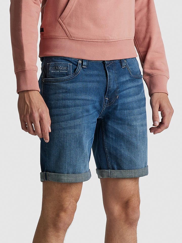 PME Legend Szorty dżinsowe w kolorze niebieskim rozmiar: W30