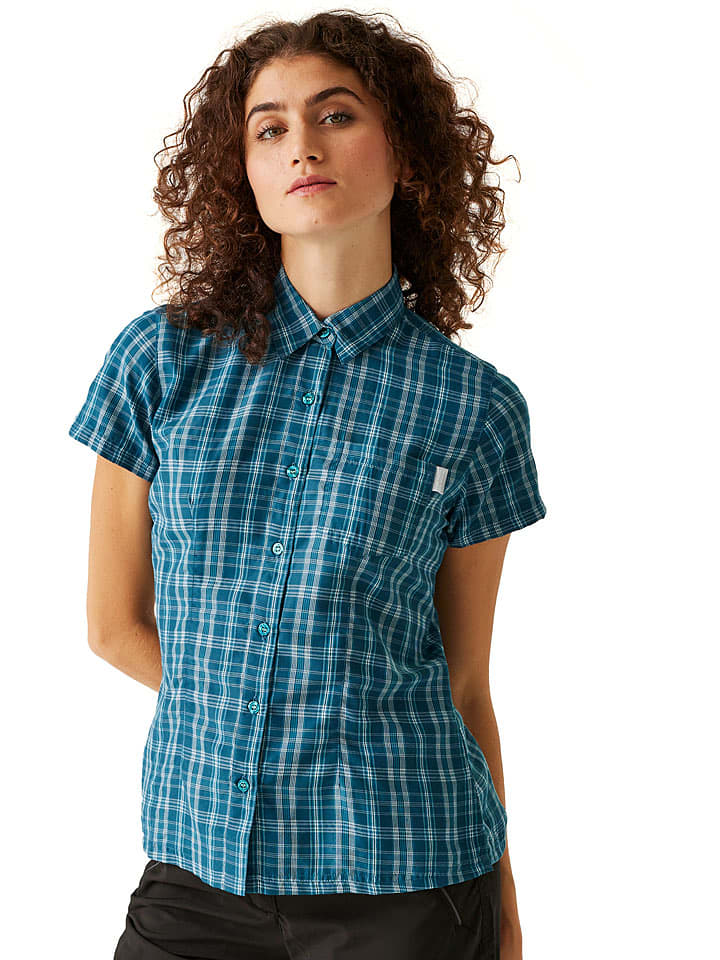 Regatta Bluzka "Mindano VIII" w kolorze niebieskim rozmiar: 34