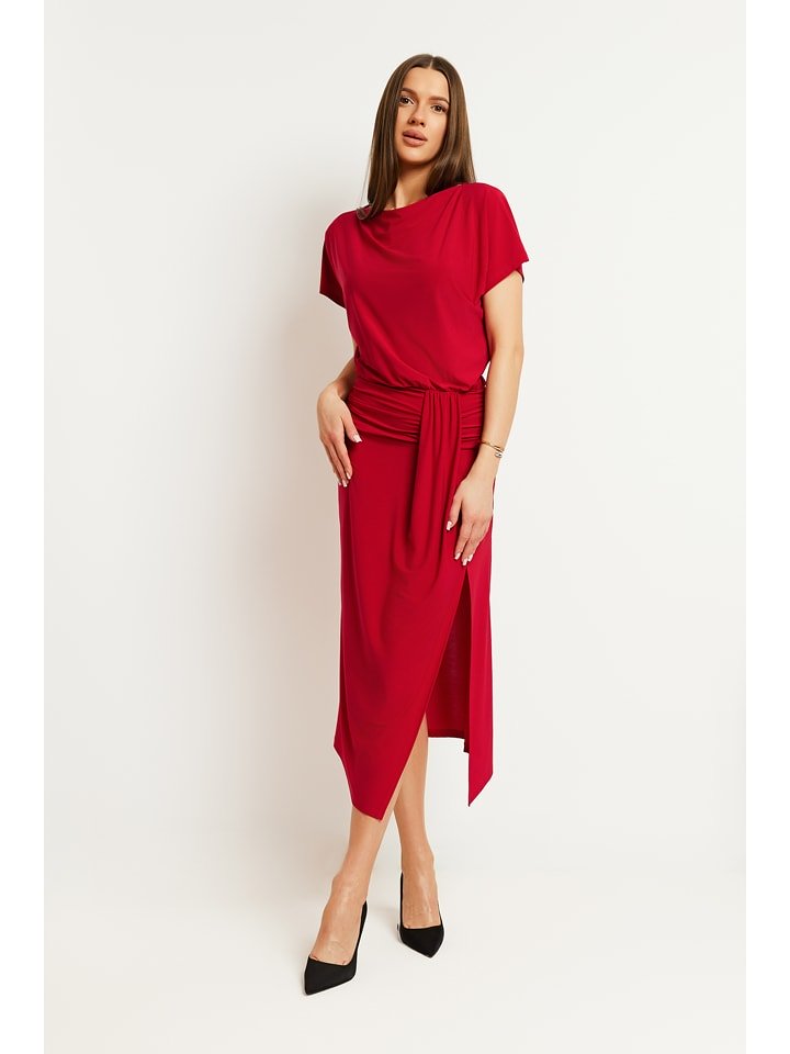 made of emotion Sukienka w kolorze czerwonym rozmiar: M