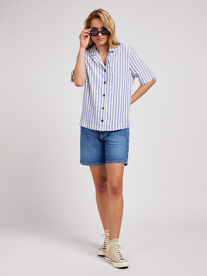 Lee Szorty dżinsowe w kolorze niebieskim rozmiar: W29