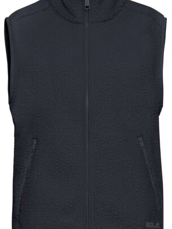 Jack Wolfskin Kamizelka polarowa "High Curl" w kolorze granatowym rozmiar: M
