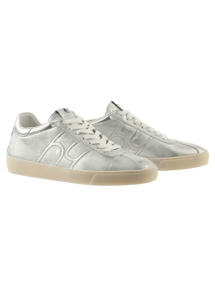 Högl Skórzane sneakersy w kolorze srebrnym rozmiar: 38