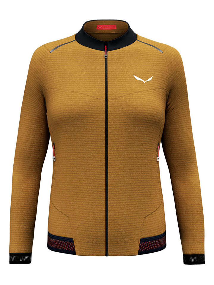 Salewa Kurtka polarowa "Pedroc PL 2" w kolorze jasnobrązowym rozmiar: 40