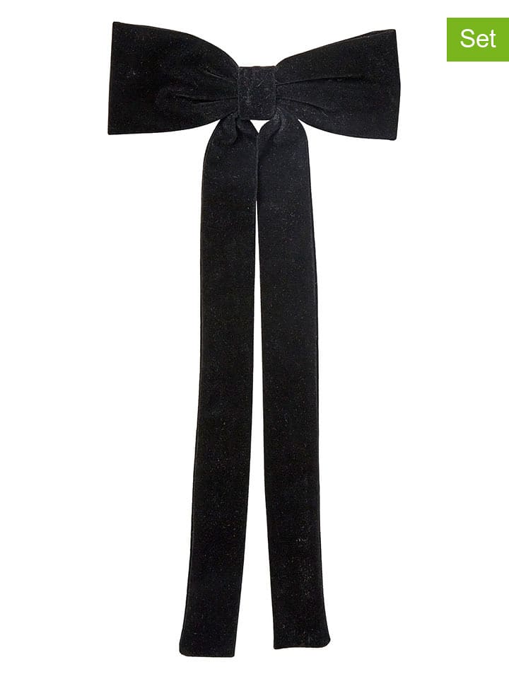 Becksöndergaard Spinki (2 szt.) w kolorze czarnym i bordowym do włosów rozmiar: onesize