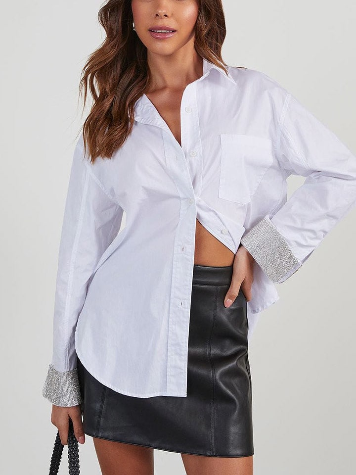 Milan Kiss Koszula w kolorze białym rozmiar: S