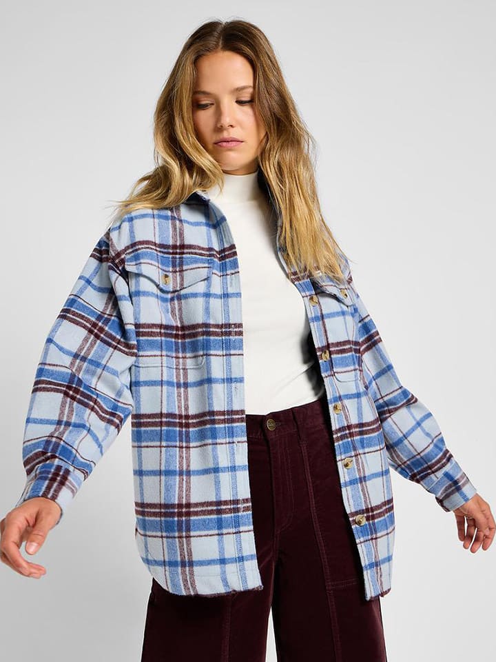 Lee Kurtka koszulowa w kolorze błękitnym rozmiar: XS