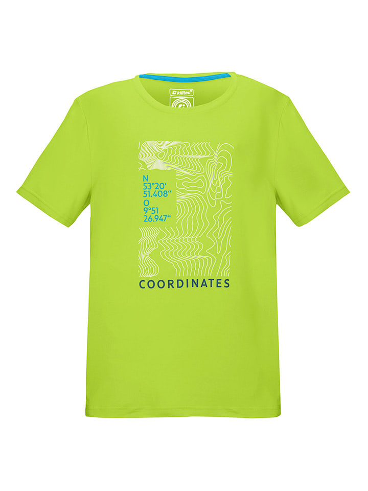 Killtec Koszulka funkcyjna "Kos" w kolorze zielonym rozmiar: 152