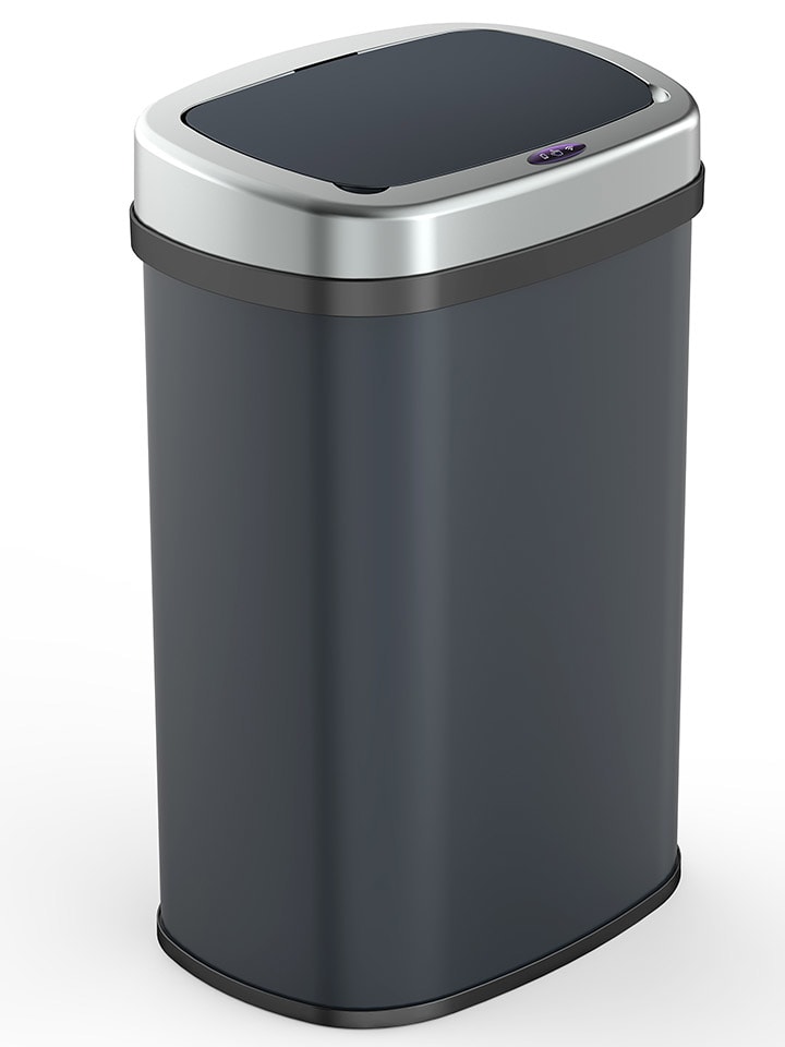Kitchen Move Kosz "Majestic" w kolorze antracytowym na śmieci z czujnikiem ruchu - 58 l rozmiar: onesize