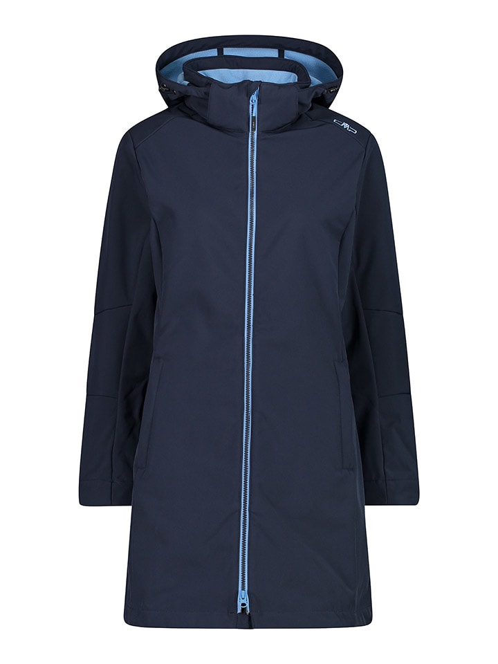 CMP Płaszcz softshellowy w kolorze granatowym rozmiar: 36