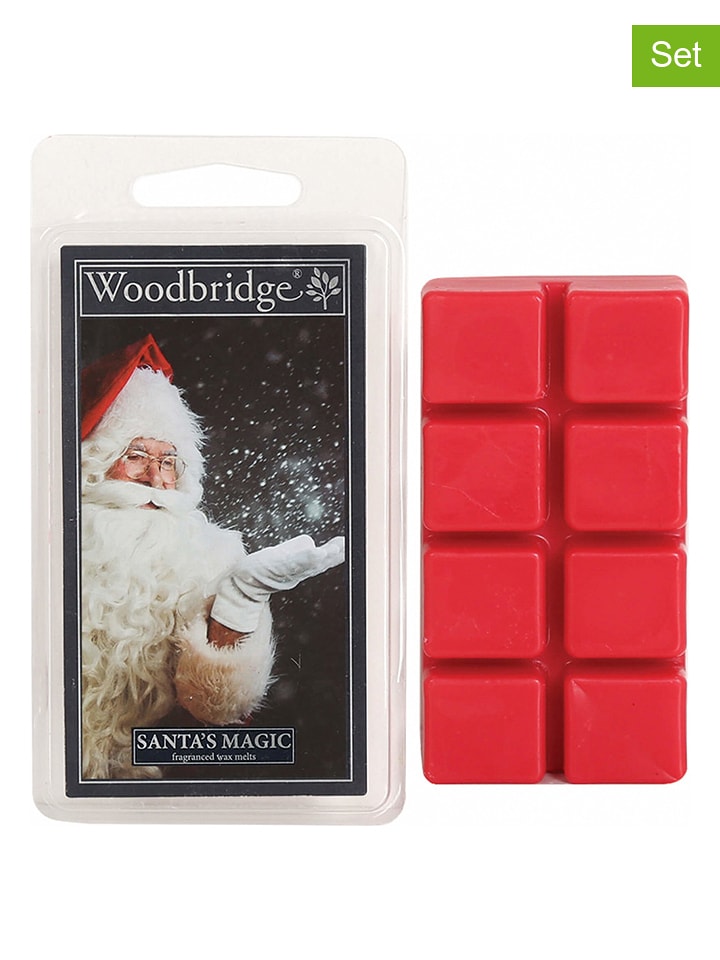 Woodbridge Wosk zapachowy (2 szt.) "Santa's Magic" w kolorze czerwonym - 2 x 68 g rozmiar: onesize