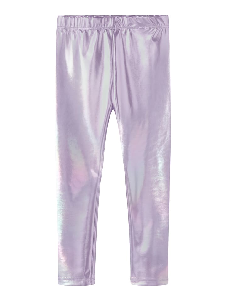 name it Legginsy "Rispa" w kolorze fioletowym rozmiar: 122