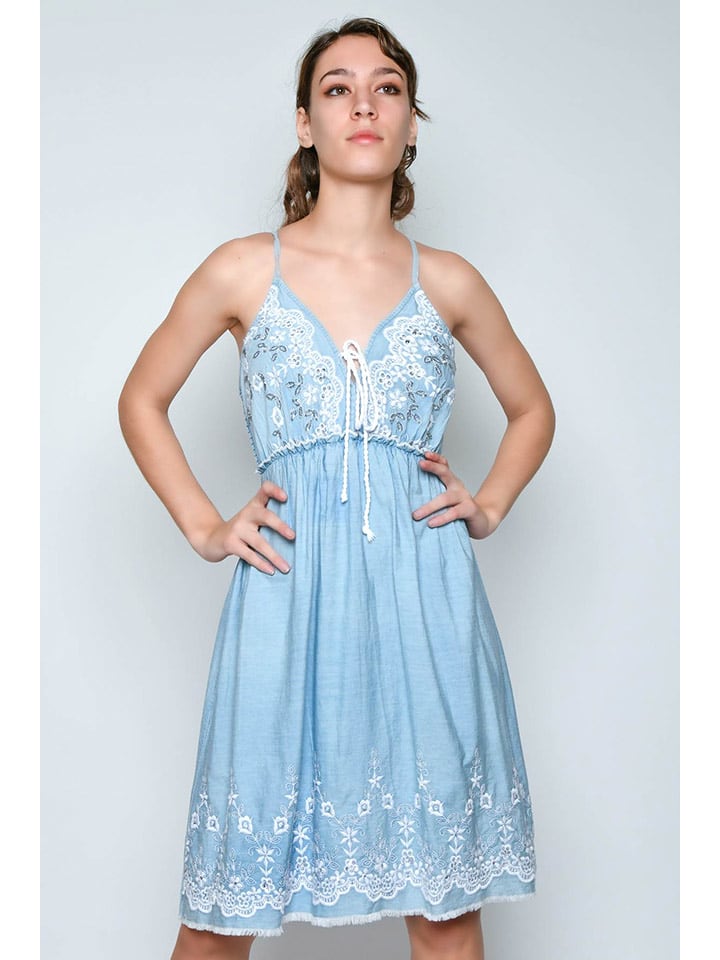 H.H.G. Sukienka w kolorze błękitnym rozmiar: L