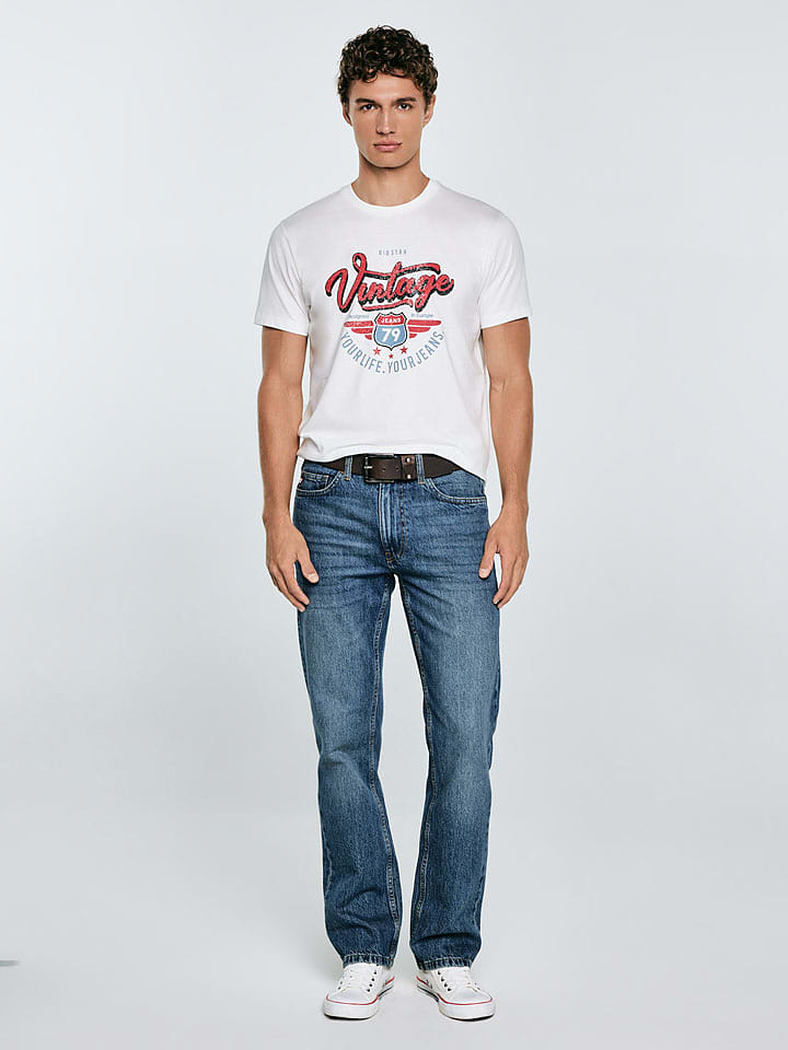 BIG STAR Koszulka "Merret" w kolorze białym rozmiar: XXL