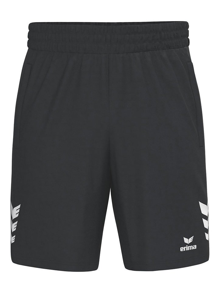 erima Bermudy sportowe "Celebrate 125" w kolorze czarnym rozmiar: XL