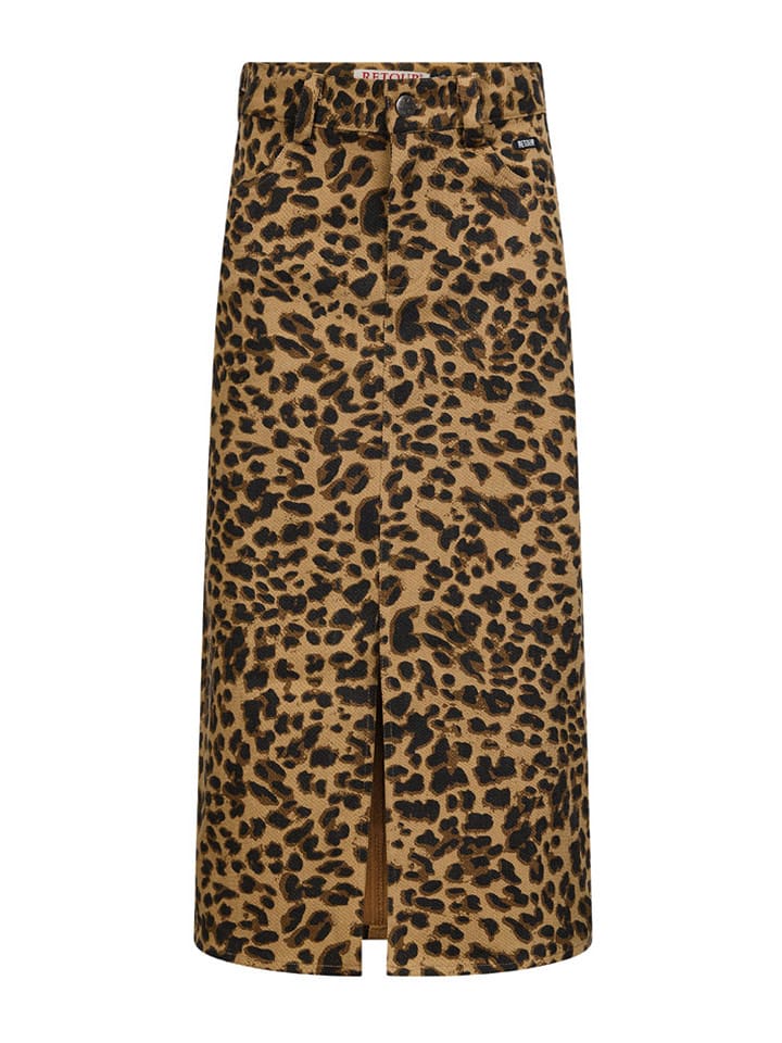 Retour Spódnica w kolorze jasnobrązowym rozmiar: 134/140