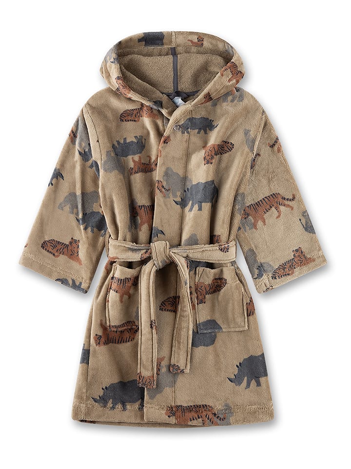 Sanetta Szlafrok w kolorze jasnobrązowym rozmiar: 98