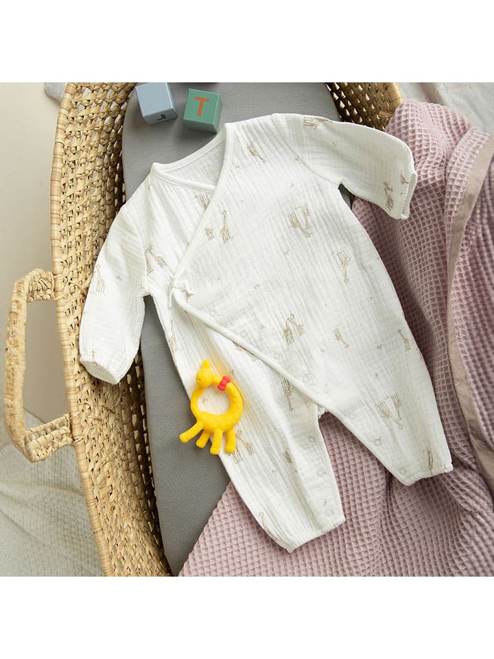 COOL CLUB Rampers w kolorze kremowym rozmiar: 68