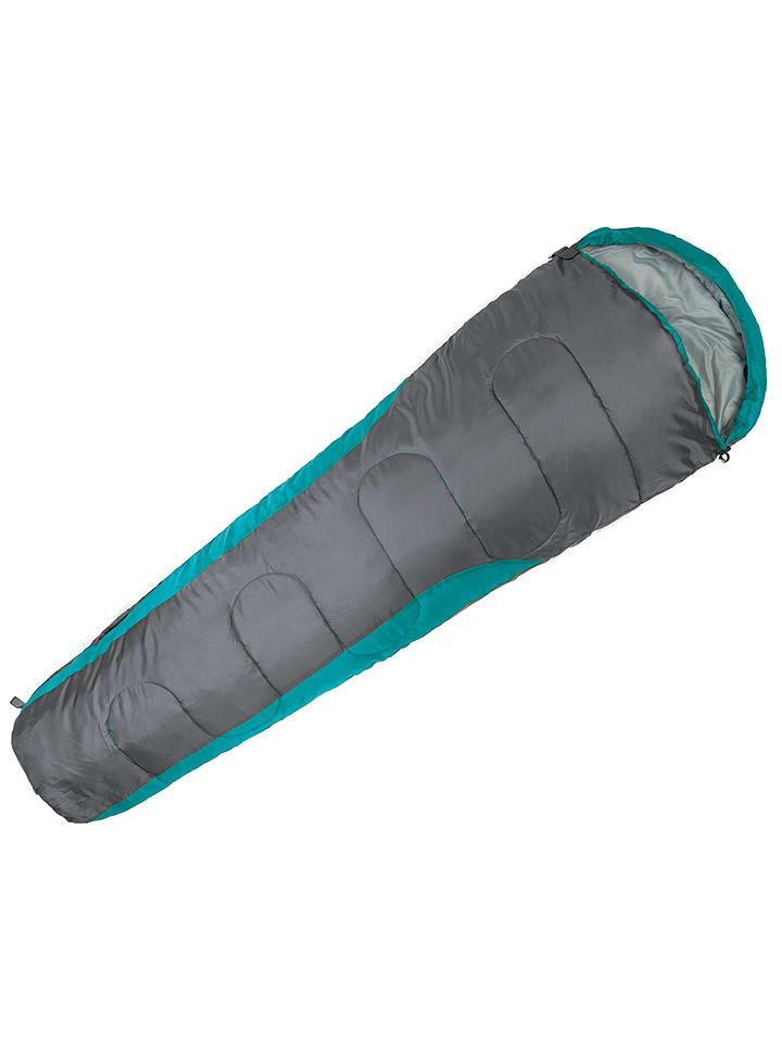 Happy People Śpiwór w kolorze szaro-turkusowym rozmiar: onesize