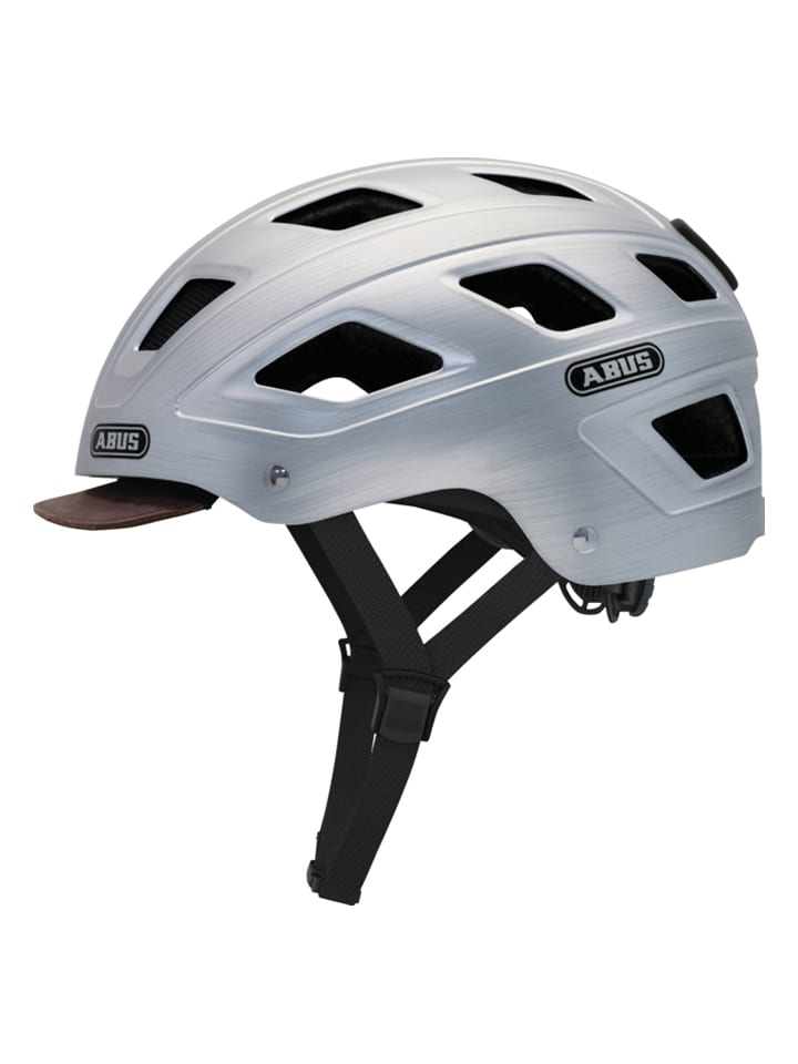 ABUS Kask rowerowy "Hyban Core" w kolorze srebrnym rozmiar: 56-61 cm