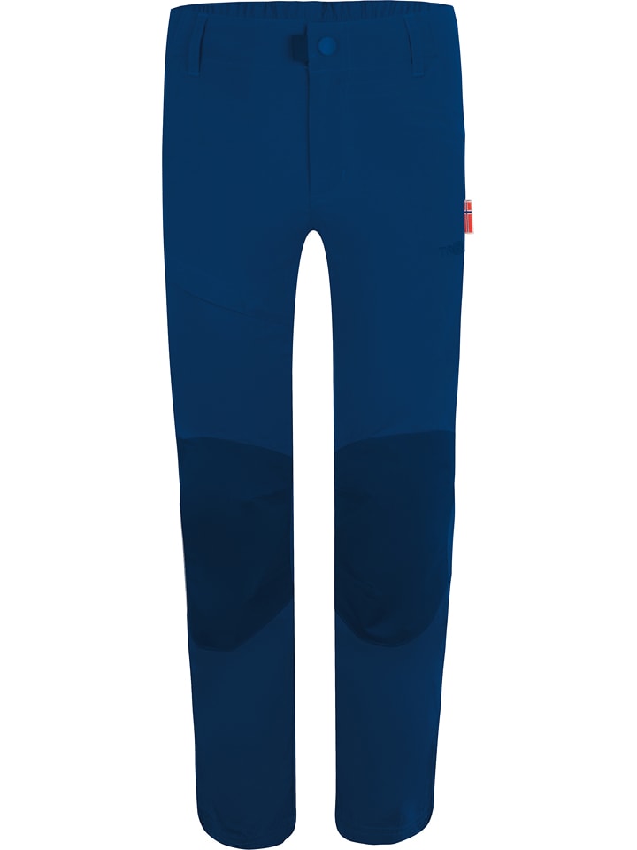 Trollkids Spodnie funkcyjne "Hammerfest Pro" - Slim fit - w kolorze granatowym rozmiar: 134