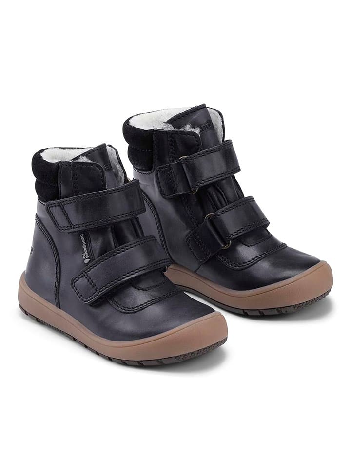 Bundgaard Skórzane botki zimowe "Ivar" w kolorze czarnym rozmiar: 26