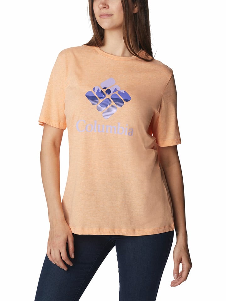 Columbia Koszulka "Bluebird Day™" w kolorze pomarańczowym rozmiar: XS
