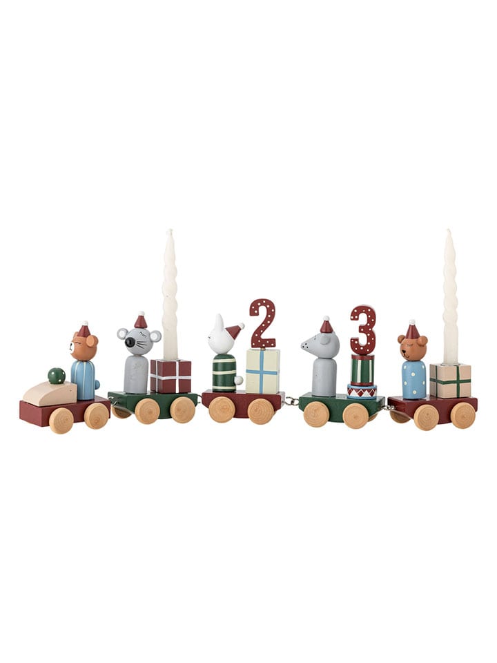 Bloomingville Świecznik "Junaid" ze wzorem - 38 x 11 x 5 cm rozmiar: onesize