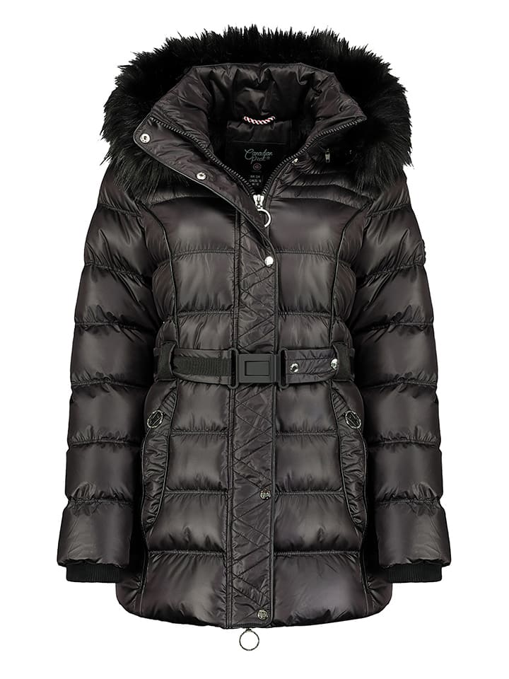Canadian Peak Parka zimowa "Aimeraudeak" w kolorze czarnym rozmiar: 128