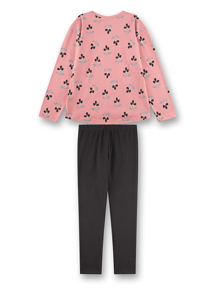 Sanetta Piżama w kolorze jasnoróżowo-antracytowym rozmiar: 152