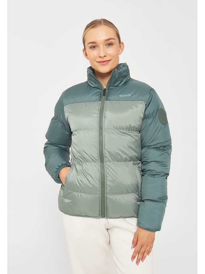 Bench Kurtka pikowana "Prarie" w kolorze jasnozielonym rozmiar: 38