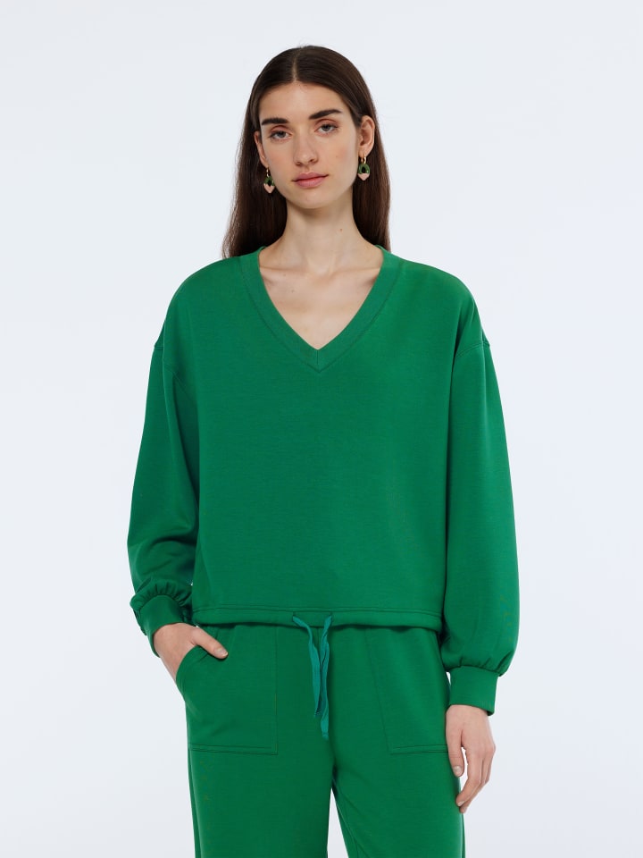 Scotch & Soda Bluza w kolorze zielonym rozmiar: S