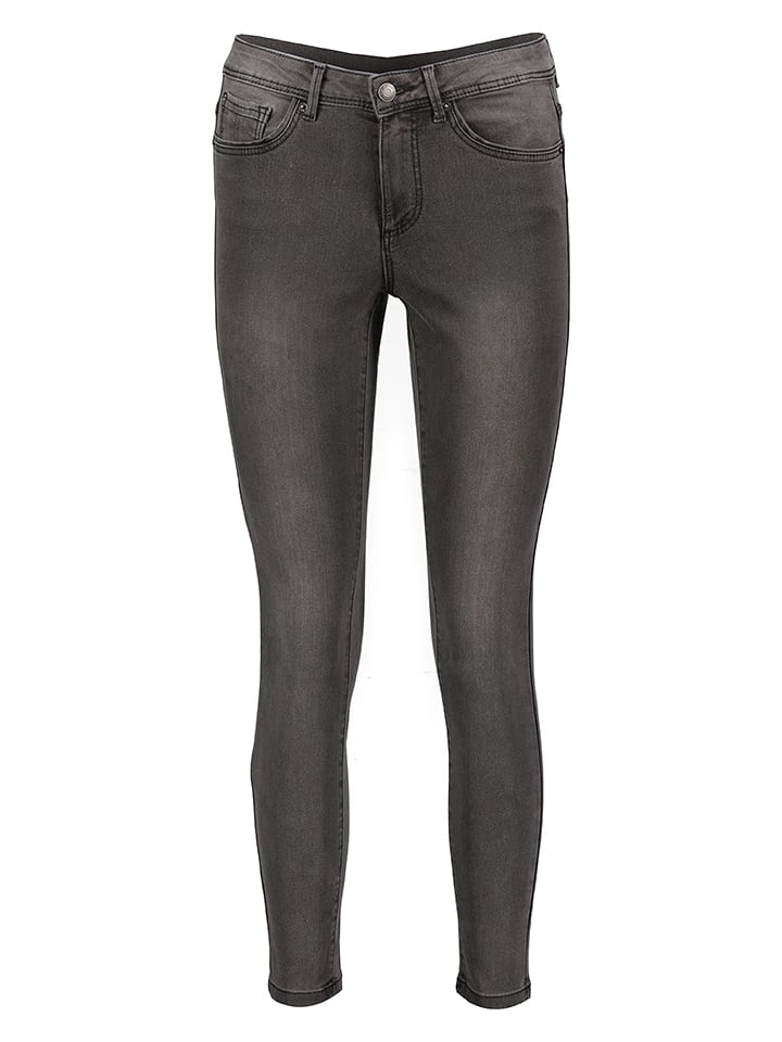 Vero Moda Dżinsy - Slim fit - w kolorze antracytowym rozmiar: XS/L34