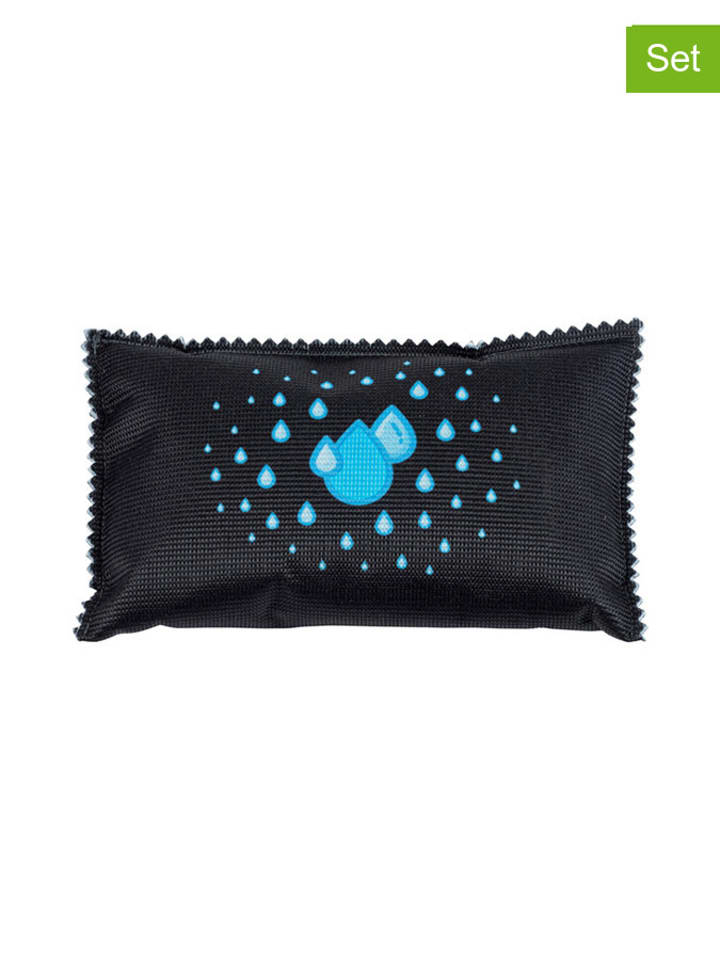 Wenko Osuszacze powietrza (2 szt.) w kolorze czarnym do samochodu - 2x 400 g rozmiar: onesize