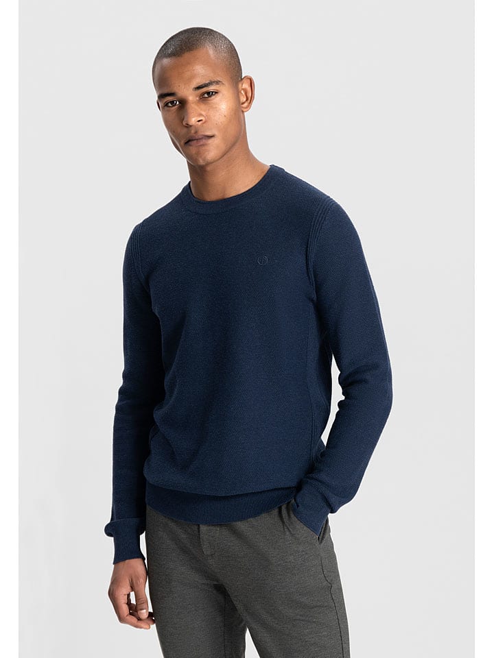 DSTREZZED Sweter w kolorze granatowym rozmiar: L