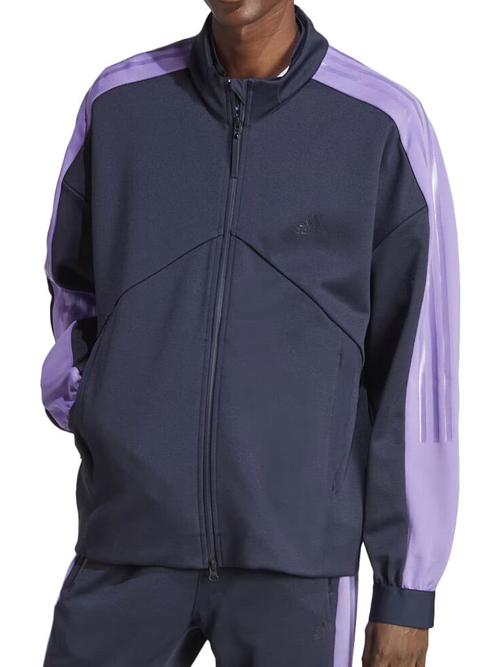 adidas Kurtka przejściowa w kolorze granatowo-fioletowym rozmiar: XL
