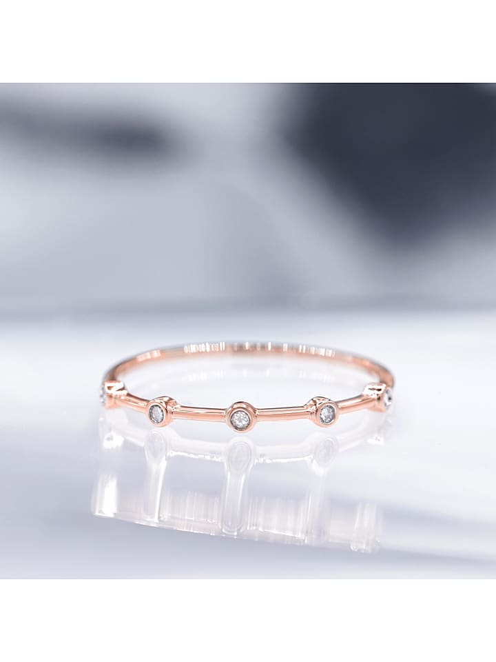 CARATELLI Złoty pierścionek z diamentami rozmiar: 52