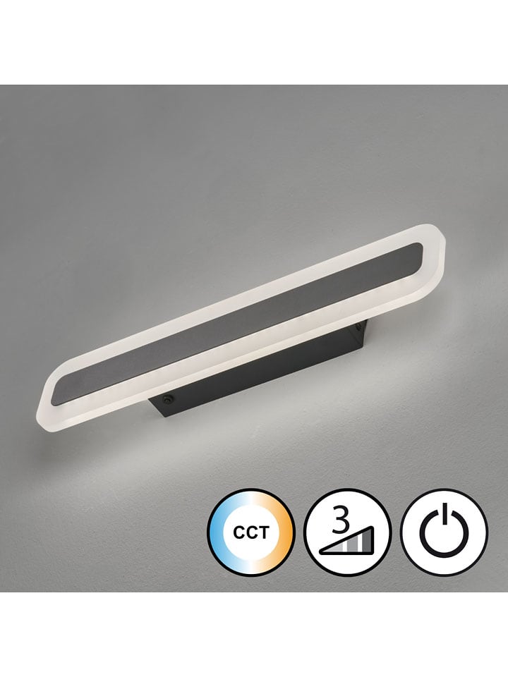 FISCHER & HONSEL Lampa ścienna LED "Streep" w kolorze białym - 40 x 8 x 6 cm rozmiar: onesize