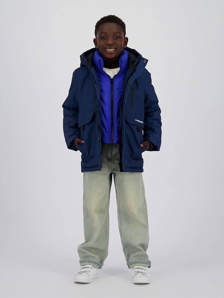 Vingino Kurtka zimowa "Tharpa" w kolorze granatowym rozmiar: 176