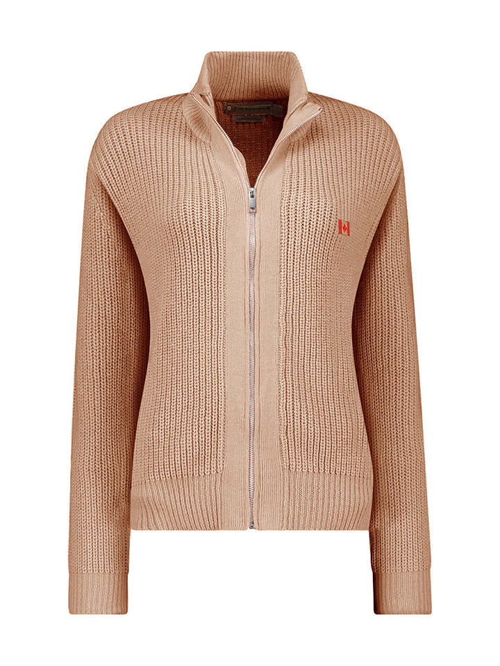 Canadian Peak Kardigan w kolorze jasnobrązowym rozmiar: L