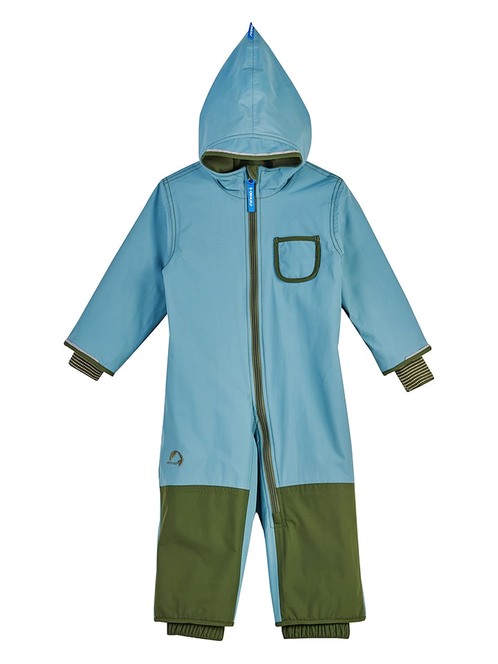 finkid Kombinezon zimowy "Pikku Winter Eco" w kolorze błękitno-zielonym rozmiar: 70/80
